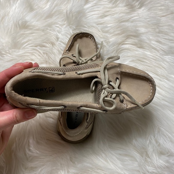 SPERRY TOPSIDER • Kids Tan Angelfish Boat Shoes - Picture 7 of 8